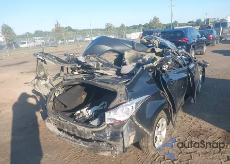 2013 Hyundai Elantra Gls z USA, uszkodzony, nr VIN 5NPDH4AE4DH397183